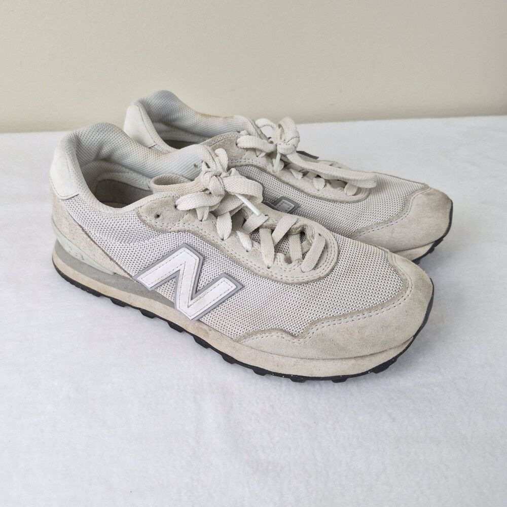New Balance 515v3 Reflection Women's Size 8 White/Gray Mesh Low Top Lace-Up.